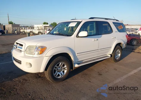2006 Toyota Sequoia Limited V8 из США, поврежденный, VIN 5TDZT38A96S282724